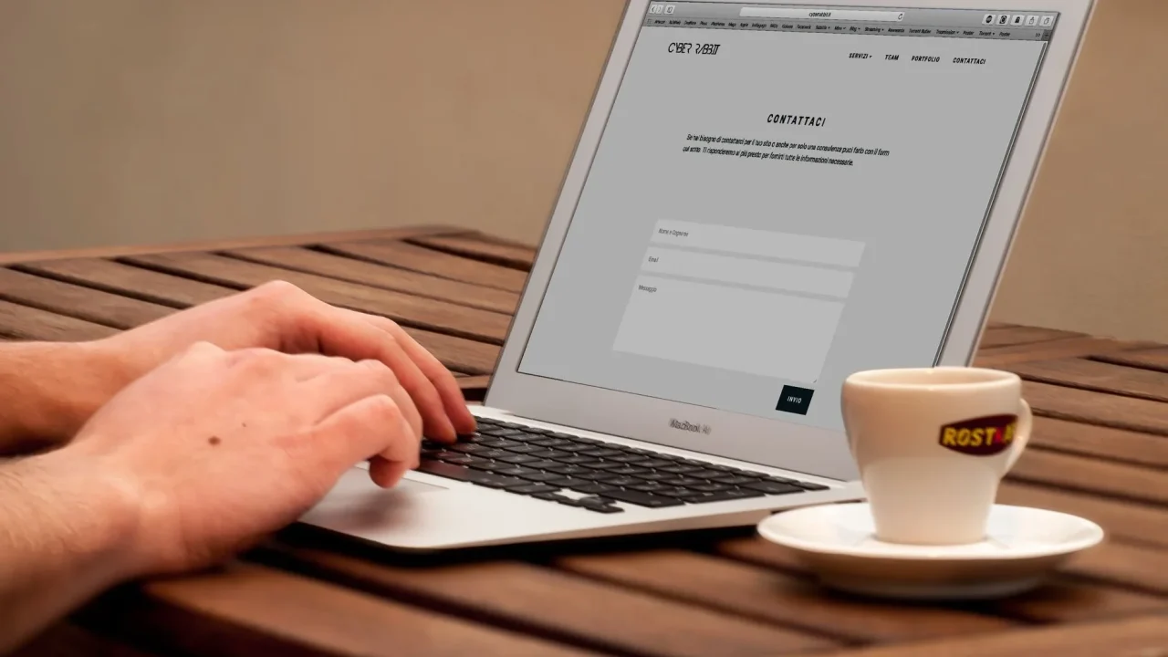 Business Website Laptop Business